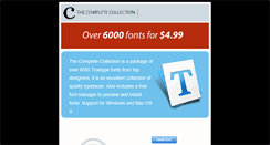 Desktop Screenshot of 6000fonts.com